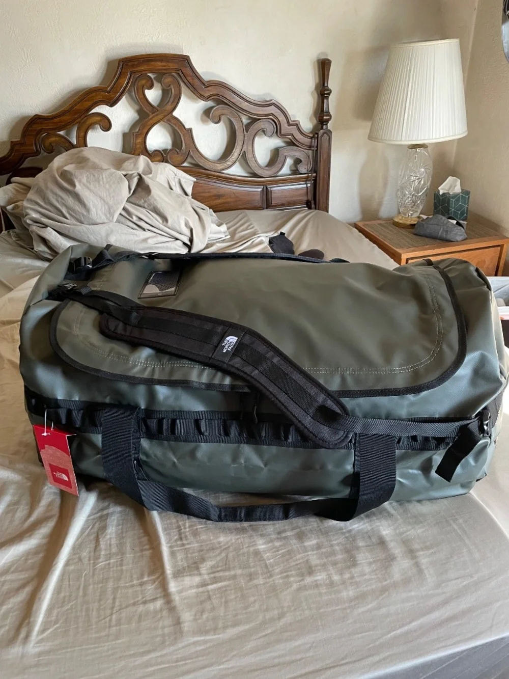 The North Face Base Camp Duffel Bag TNF Green Black - XXL 150L New With Tag NWT